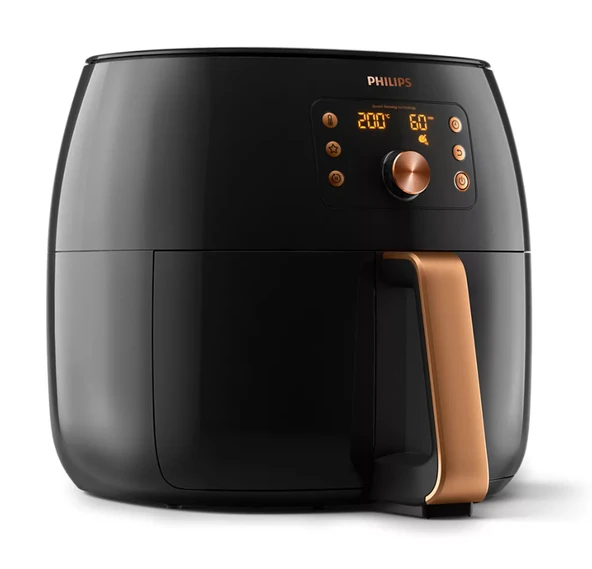Philips Hd9867/90 2225W Yağsız Fritöz Siyah Rose ürün görseli 1