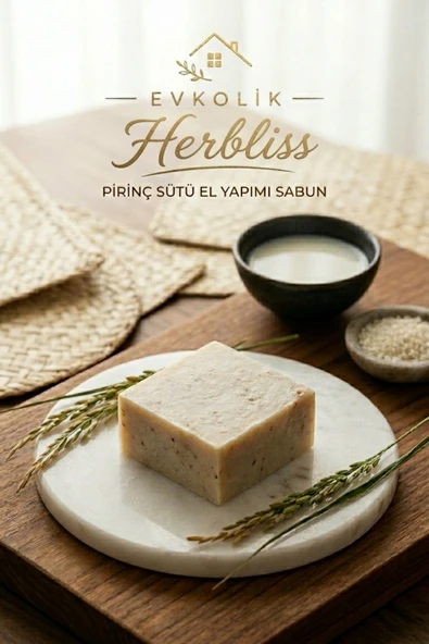 Herbliss Pirinç Sabunu Doğal, El Yapımı ürün görseli 1