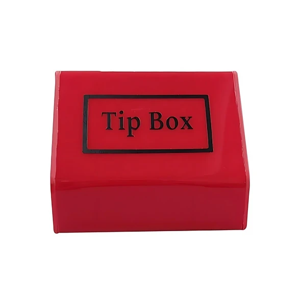 Tipbox - Bahşiş Kutusu Kırmızı - 15x10xh12cm ürün görseli 1