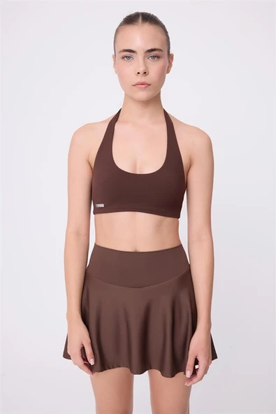 HIGHRISE FLEXFLOW™ Yüksek Bel Tenis Spor & Aktif Yaşam Etek-Şort (Skort) ürün görseli 1