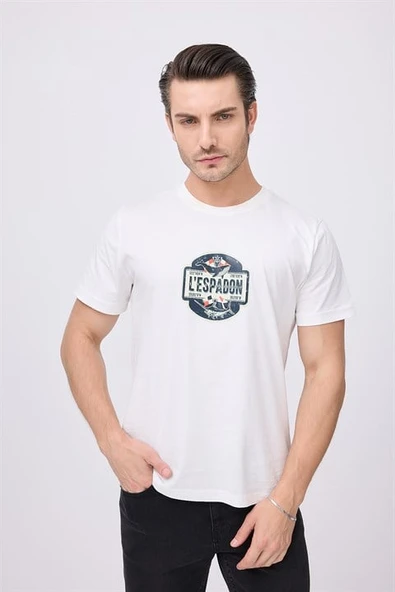 MARINE TEE™ Deniz Temalı Ribana Bisiklet Yaka Pamuk T-Shirt ürün görseli 1