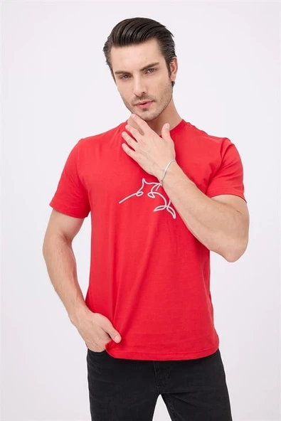 MARINE TEE™ Deniz Temalı Ribana Bisiklet Yaka Pamuk T-Shirt ürün görseli 1