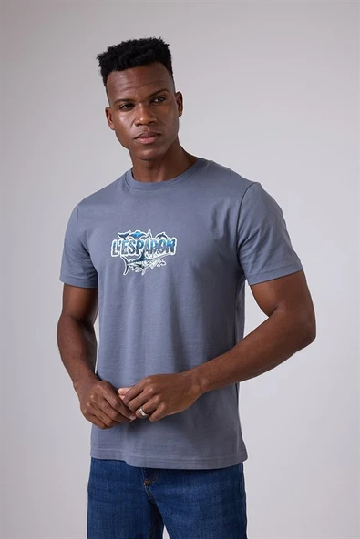 MARINE TEE™ Deniz Temalı Ribana Bisiklet Yaka Pamuk T-Shirt ürün görseli 1