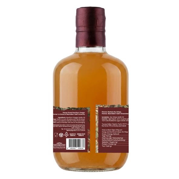 Fitomer Alıç Sirkesi 500 ml - Resim 2