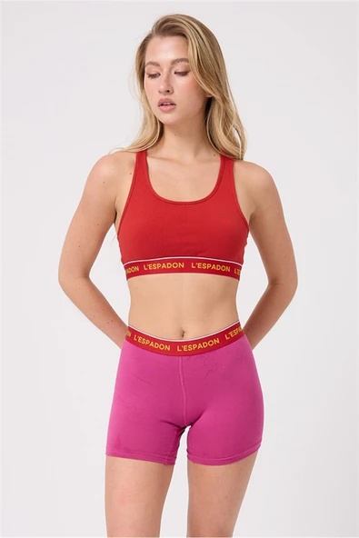 ATHLESHORTS™ Esnek Belli Kadın Uzun Boxer Şort-2'li Avantaj Paketi ürün görseli 1
