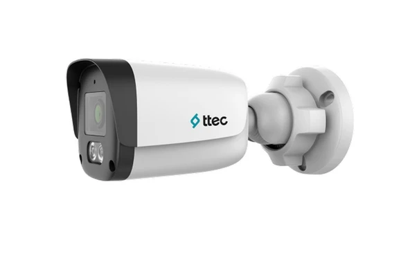 Ttec IPBP-4330M-M/SL-Lite 4mp 2.8mm Sabit Lens Dahili Sesli Gece Renkli IR Bullet IP Kamera Sadece PoE İle Çalışır ürün görseli 1