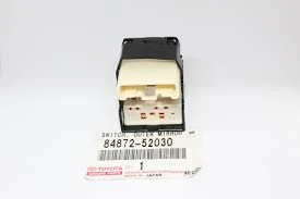 TOYOTA YARIS SOL AYNA DÜĞME AYARLAMA 2002-2006 84872-52030-ORJ ürün görseli 1