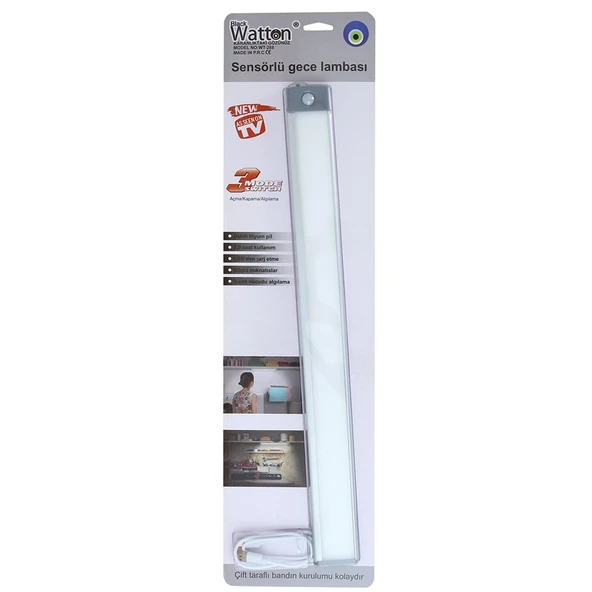Sensörlü Şarjlı Dolap Lambası Wt-288 - Resim 4