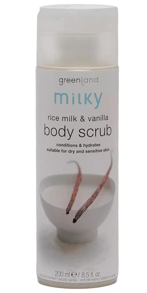 Greenland Milky Shower Cream Rice Milk - Vanilla 250 ml ürün görseli 1