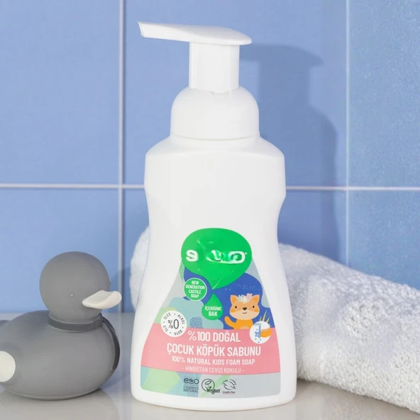 %100 Doğal Zeytinyağlı Kids Köpük Sabun 250 ml ürün görseli 1