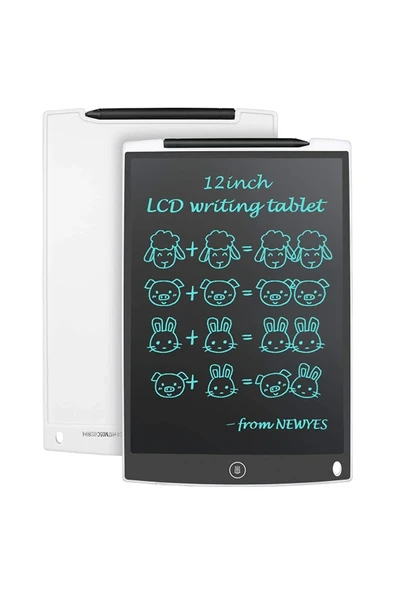 12 Inc Writing Lcd Grafik Dijital Kalemli Çizim Tableti Yazı Tahta Not Yazma Eğitim Tableti ürün görseli 1
