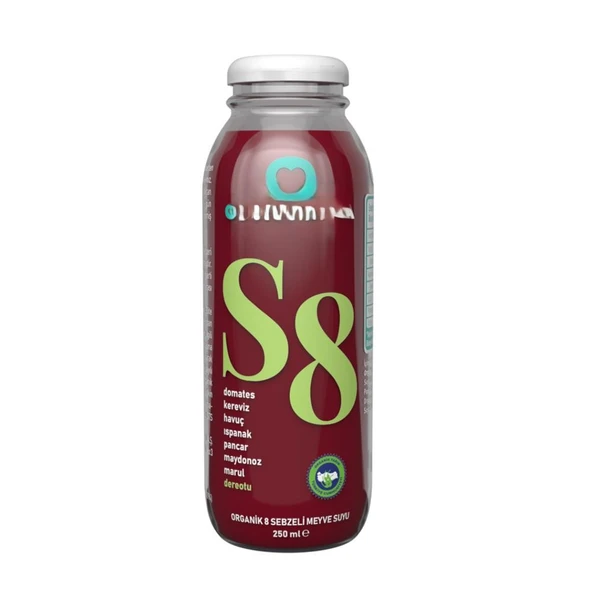 Organik S8 Meyve & Sebze Suyu 250ml ürün görseli 1