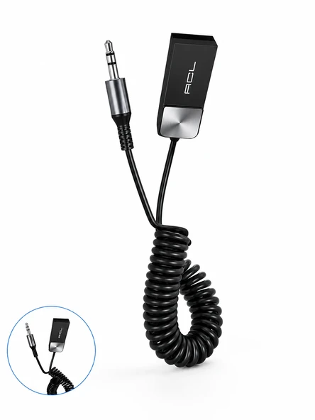 Araç Ve Ev Ses Sistemleri İçin Bluetooth Aux Adaptörü - Resim 3