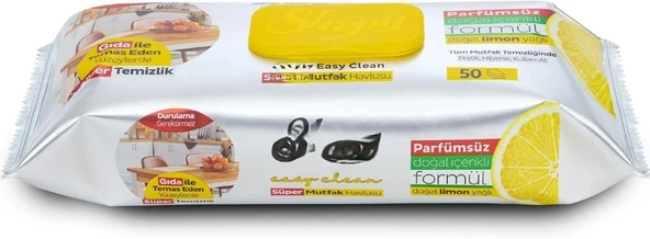 Mutfak Temizlik Havlusu 50 Adet Limon ürün görseli 1
