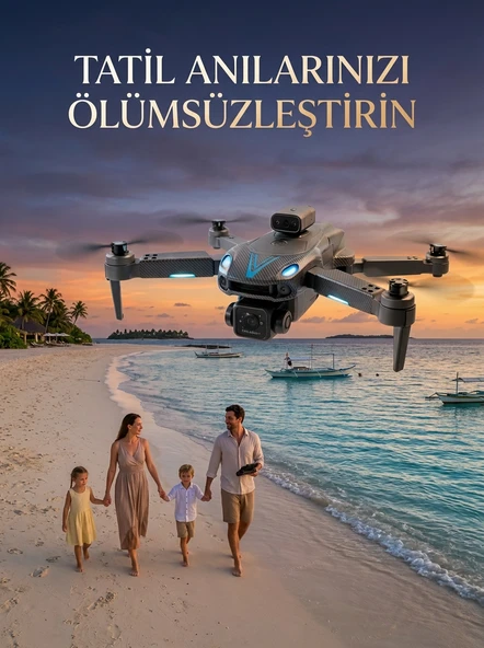 Canlı Görüntü Aktarımlı Katlanabilir Kamera Dron ürün görseli 1