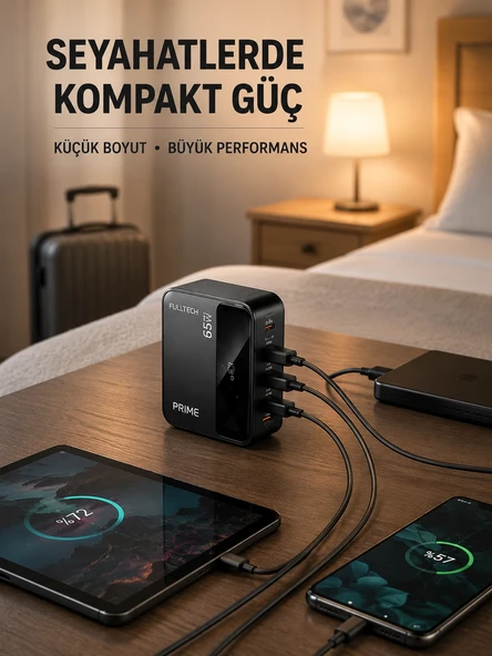Akıllı Güç Dağılımlı 4 Girişli Şarj İstasyonu ürün görseli 1