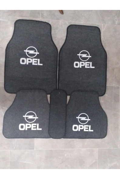 Opel Astra Logolu Siyah Halı Paspas ürün görseli 1
