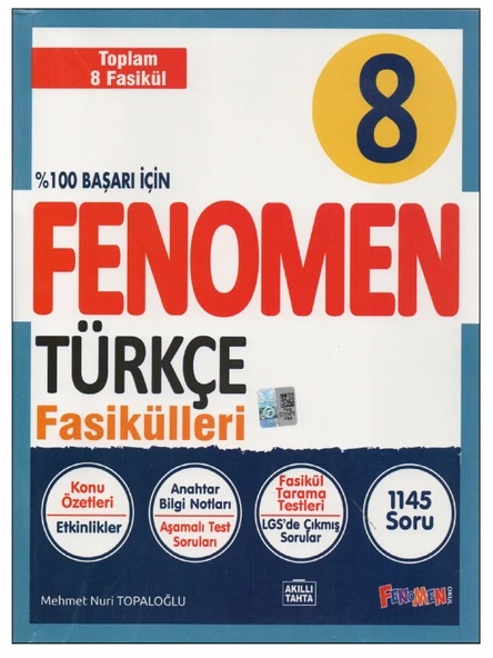 Fenomen 8.Sınıf Türkçe Fasikülleri ürün görseli 1