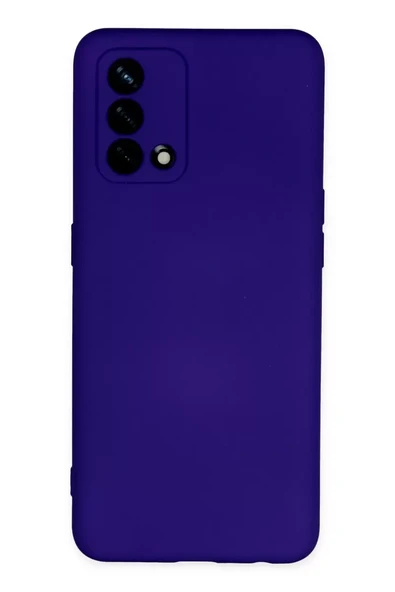 Newface Oppo A74 4G Kılıf Nano içi Kadife Silikon - Mor ürün görseli 1