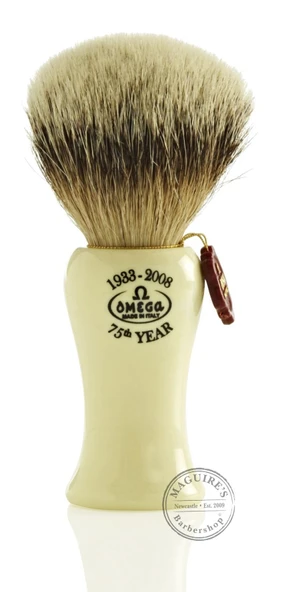 Omega 6619 Silvertip Porsuk Saç Tıraş Fırçası by Omega ürün görseli 1