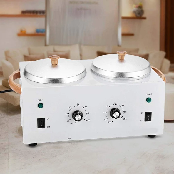 220V Ağda Isıtıcı, Epilasyon Ağda, Ağda için Ağda Isıtıcı, Elektrikli Ağda Isıtıcı, Spa Salonu için Çift Kap, Sıcak Ağda Isıtıcı, Profesyonel ve Ev Kullanımı için ürün görseli 1