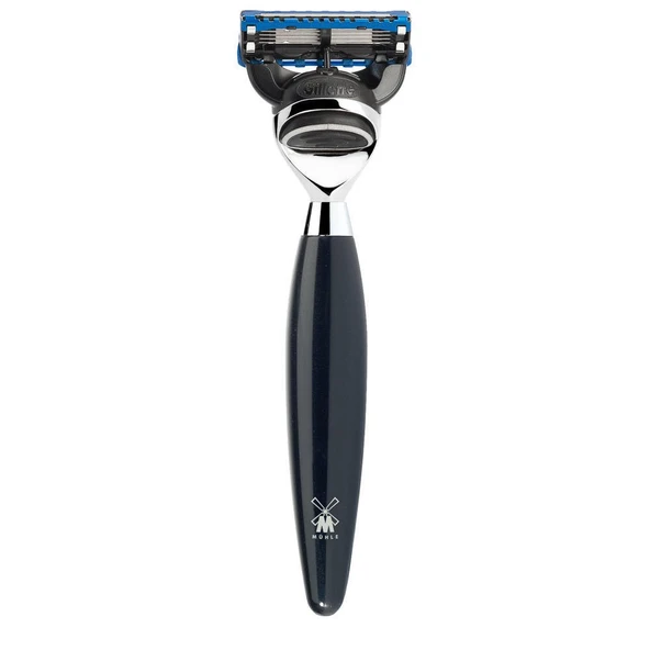 MÜHLE ıslak tıraş makinesi - Kosmo serisi - Gillette bıçaklarıyla uyumlu - siyah değerli reçine ürün görseli 1