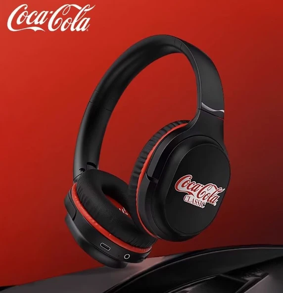Volkano Coca-Cola T18 Katlanabilir Gürültü Önleyici Bluetooth Kulaklık ürün görseli 1
