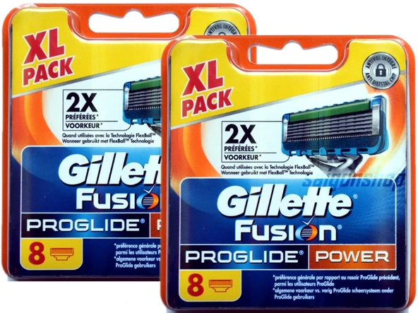 Gillette Fusion ProGlide Power Tıraş Bıçağı 16 parça ürün görseli 1
