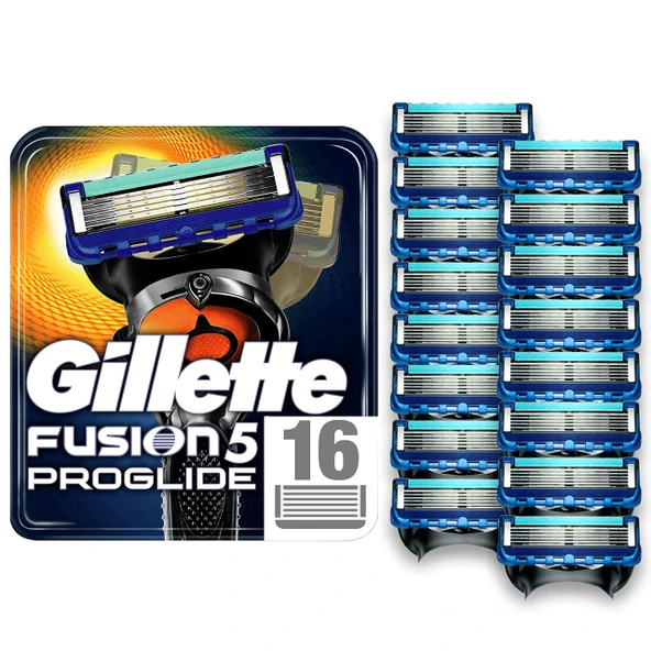 Hassas Düzelticili Erkekler için Gillette Fusion5 ProGlide Tıraş Bıçağı, 16'lı Yedek Bıçak Paketi (Posta Kutusuna Uygun) ürün görseli 1