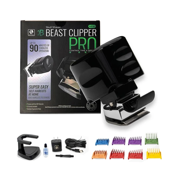 Beast Clipper Pro - Kafa için Erkek Elektrikli Saç Kesme Makinesi, Şu anda Erkekler, Sakal ve Bıyık için ürün görseli 1