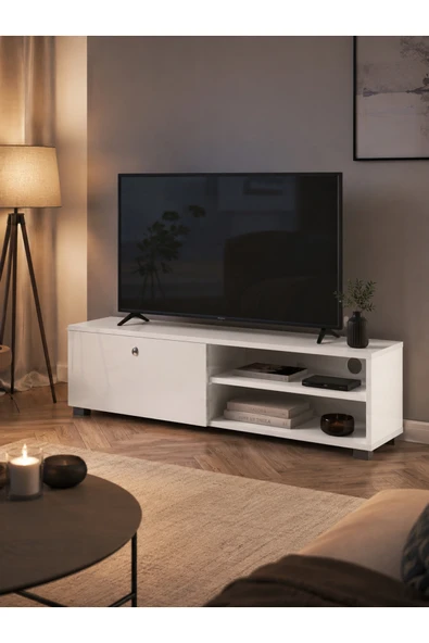 Unisoft TV Ünitesi TV Sehpası Televizyon Sehpası Oturma Odası 120 CM ida ürün görseli 1