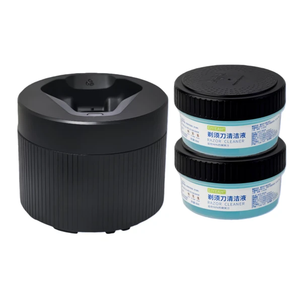 Philips elektrikli tıraş makinesiyle uyumlu 160 ml tıraş makinesi temizleyici S7731 S7832 S8050 S9933 CC123 JC301 JC302 dolum ve temizleme tabanı (2 kutu TEMİZLİK KABİNİ EKLE) ürün görseli 1