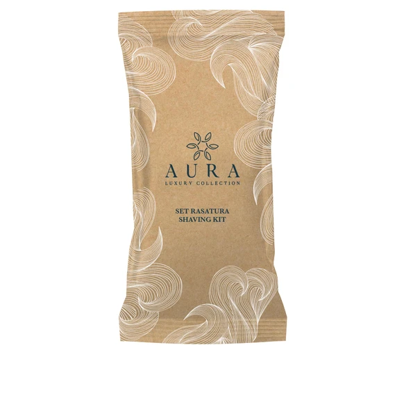 Aura Luxury Collection ® tıraş seti, tek kullanımlık tıraş makinesi ve 1 torba peygamber çiçeği tıraş jeli ile birlikte 6 ml (150) ürün görseli 1