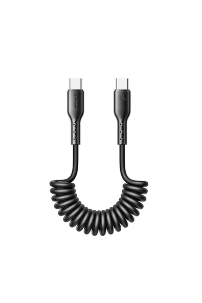 Joyroom Travel Serisi 60W Araç Sarmal Hızlı Şarj Kablosu C-C 1,5m ürün görseli 1