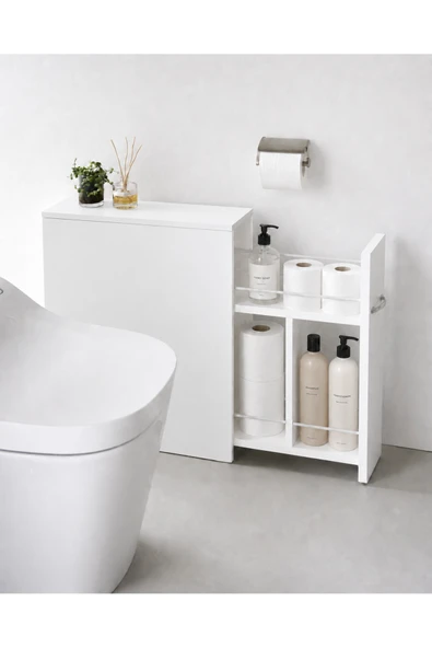 Unisoft Banyo Rafları Banyo Dolabı Mutfak Organizer Düzenleyici Çok Amaçlı Dolap Sürgülü Raflı İnce Kiler Erzak Deterjan Dolabı Yukon ürün görseli 1