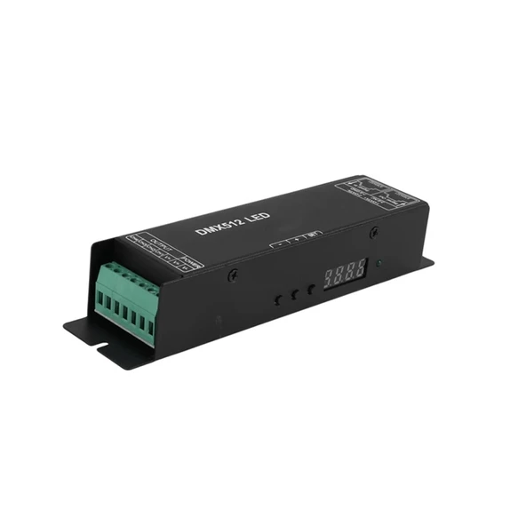 TADZKKIWM 512 Dijital Ekran Dekoder Karartma Sürücüsü DMX512 Denetleyici LED RGBW Bant Işık Şeridi Rj45 Bağlantısı için Uygun ürün görseli 1