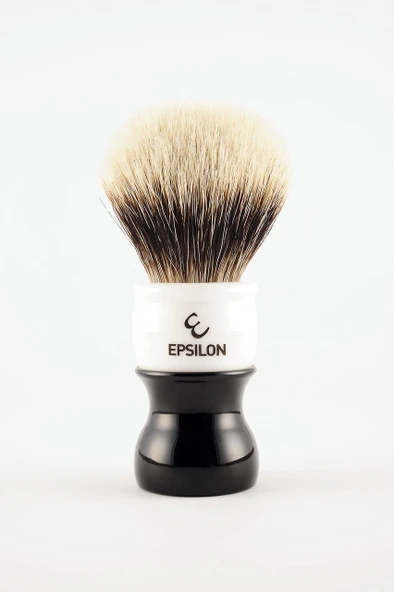 İki Şeritli Tıraş Fırçası, Epsilon, Beyaz & Siyah, 55/26mm ürün görseli 1