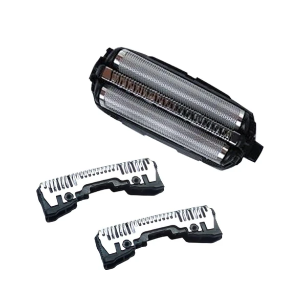 ES90003C ES90335C, Panasonic ile uyumlu, ES-GA20 WSL7 FRT2 ​​​​ST29 ERT3 ST2N Jiletli Mesh Kapak Kafa Yedek Dış Film Aksesuarları (Beyaz Sol+Sağ) ürün görseli 1