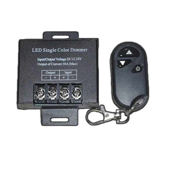 TADZKKIWM DC12-24V 3 Düğmeli 20A 30A LED Dimmer Kablosuz Uzaktan Kumanda Anahtarı Denetleyicisi Tek Renkli LED Işıklar için ürün görseli 1