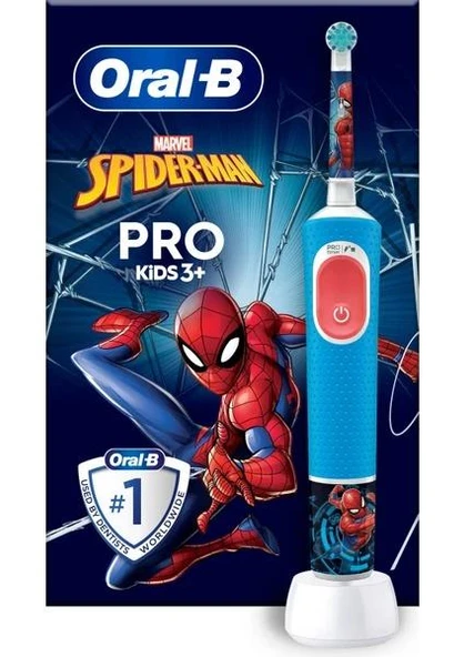 Oral-B Vitality Pro Spiderman Şarjlı Çocuk Diş Fırçası ürün görseli 1