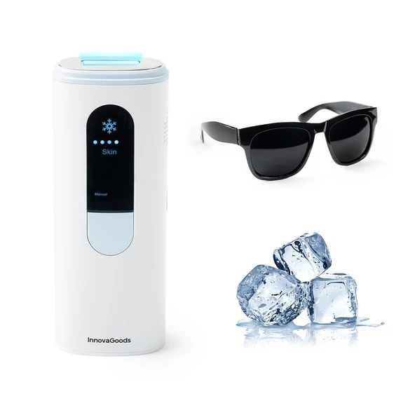 Soğutma fonksiyonlu ve aksesuarlı ışık darbeli epilatör Kulepil InnovaGoods ürün görseli 1