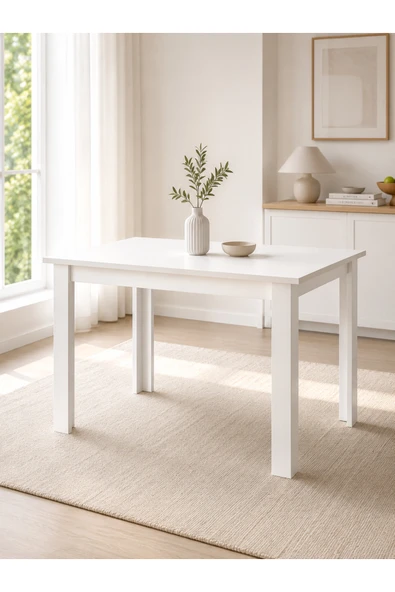 Unisoft Yemek Masası Mutfak Masası 4 Kişilik Masa Çalışma Balkon Masası Namur ürün görseli 1