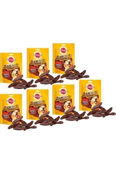 Pedigree Ranchos Sığır Etli Köpek Ödül Maması 70 G 7X ürün görseli 1