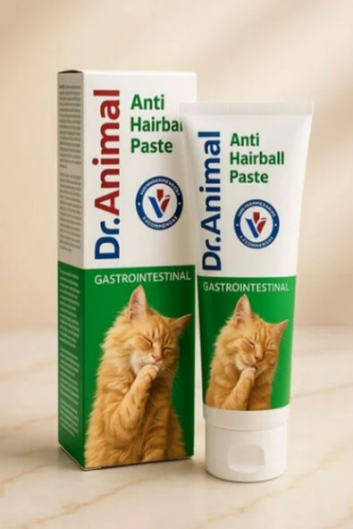 Dr. Animal Anti-Hairball & Gastrointestinal Kedi Macunu Tüy Yumağı ve Sindirim Desteği 75 ml ürün görseli 1