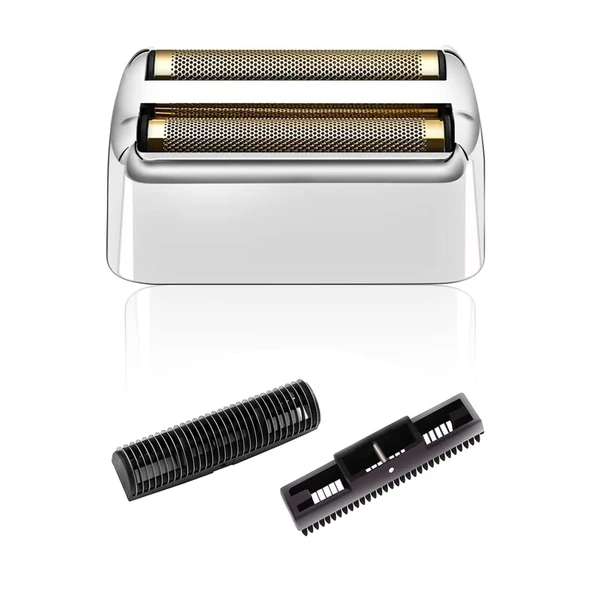 Metal Tıraş Makinesi Folyosu Yedek Folyo Gümüş Babylisspro Barberology Double ile Uyumlu Fxfs2 Tıraş Makinesi Yedek Folyosu ve Bıçağı 1 x ürün görseli 1