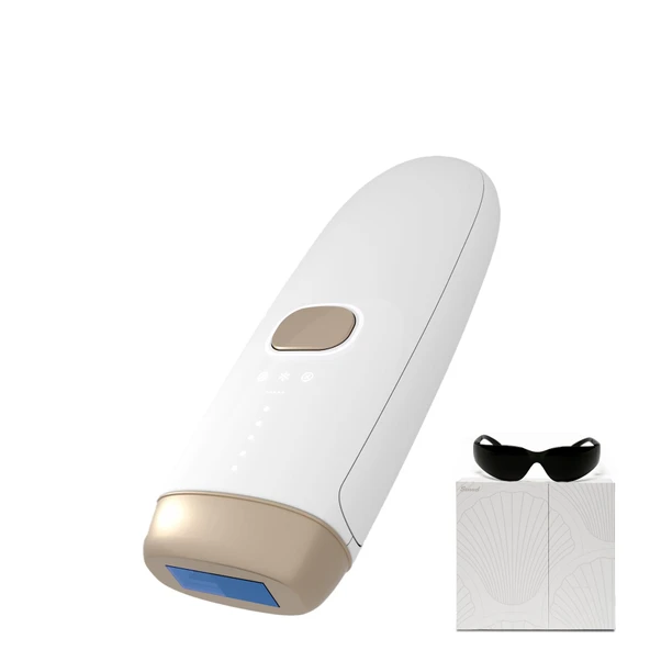 Techomey IPL cihazları epilasyon - lazer epilasyona alternatif, safir buz soğutma sistemli kalıcı ve ağrısız IPL epilasyon cihazı, kadınlar, erkekler için IPL lazer, beyaz ürün görseli 1