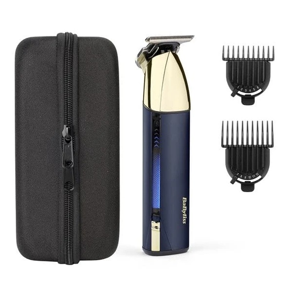 Regolabarba senza fili - BABYLISS - T992E Super-X Metal - Durata della pilia 5 ore - Edition Gold & Navy ürün görseli 1