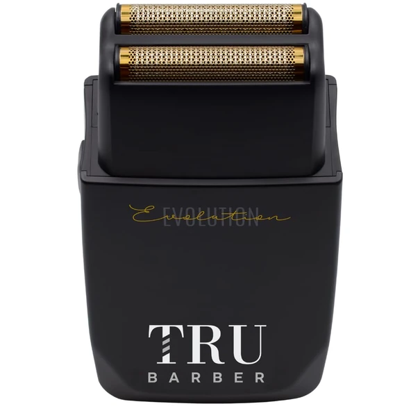 TRU BARBER Folyo Tıraş Makinesi, erkek folyolu tıraş makinesi, yakın tıraş için kel tıraş makinesi - 9000 rpm ve titanyum folyo - uzun pil ömrü ve USB-C şarj edilebilir - baş ve sakal için ürün görseli 1
