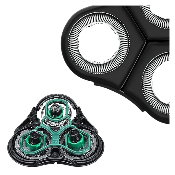 Philips ile Uyumlu RQ11 Yedek Tıraş Başlıkları ve Bıçakları, 1150X, 1160X, 1170x, 1180X, RQ1100 Serisi (2 takım) ürün görseli 1
