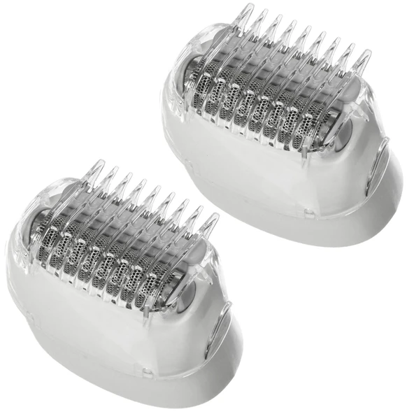 Braun Silk-Epil 5 7 Serisi Epilatör için Spares2go Tıraş Başlığı (2'li Paket, Beyaz, Folyo, Paslanmaz Çelik, Pille Çalışan, Şarj Edilebilir, Kadın, Modern) ürün görseli 1